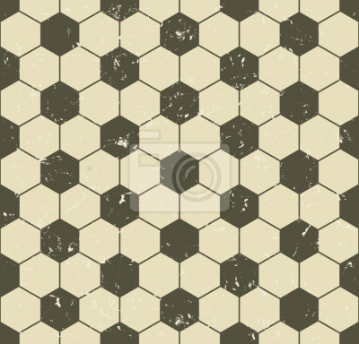 Tapete Vintage Fußball-Struktur