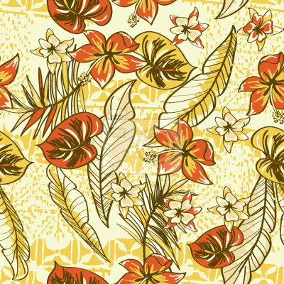 Tapete Vintage Hawaii