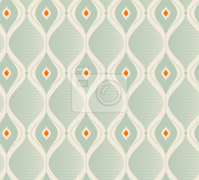 Tapete Vintage Perlen an einer Schnur