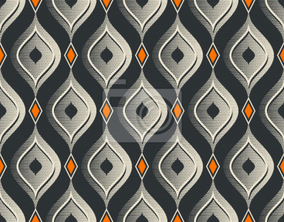 Tapete Vintage raffinierte Vorhänge