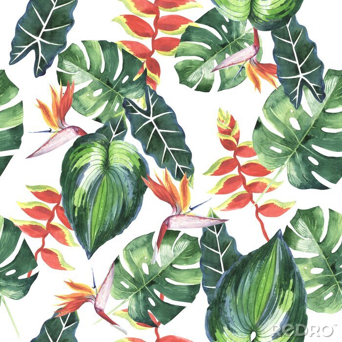 Tapete Von Hawaii inspiriertes Motiv