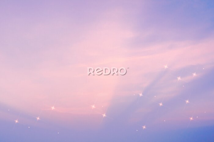 Tapete Warmes Purpur des Himmels