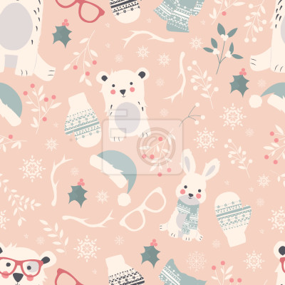 Tapete Weihnachten im Wald