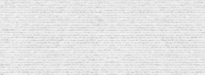 Weiße Backsteinwand