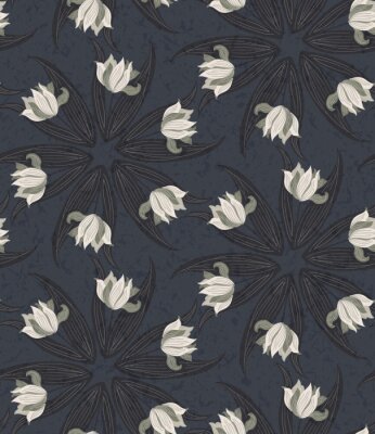 Tapete Weiße Lilien