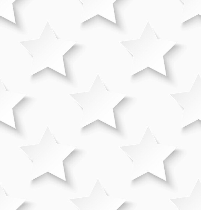 Tapete Weiße Papier nahtlose Stern Muster Hintergrund