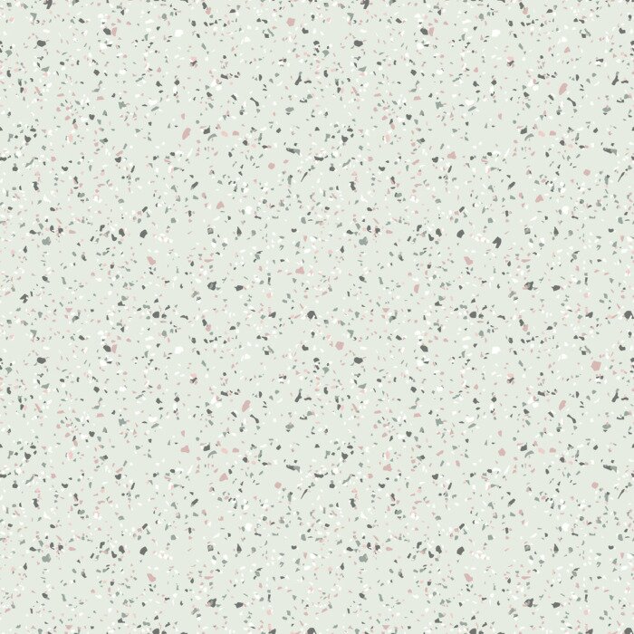 Tapete Weißer Stein mit bunten Partikeln