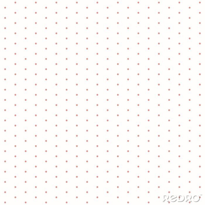Tapete Weißes Muster mit kleinen Punkten