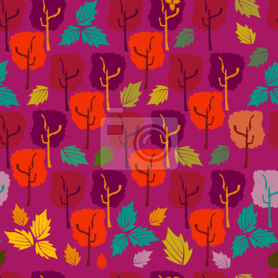 Tapete Wenn die Blätter gefallen sind