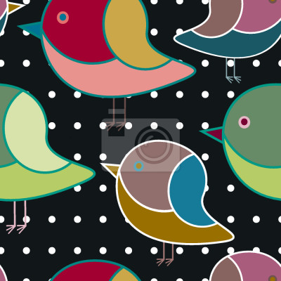 Tapete Wenn kleine Vögel träumen