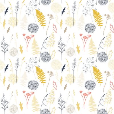 Tapete Wilde Feldpflanzen