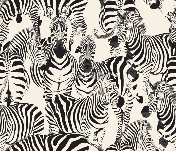 Tapete Wilde Safari-Tiere