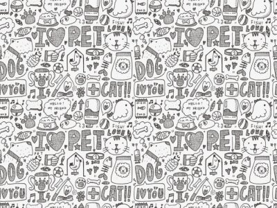 Tapete Wir lieben Tiere