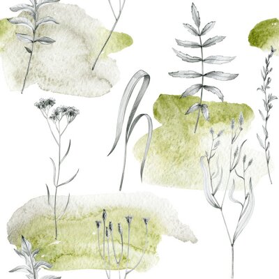 Tapete Zarte Grashalme