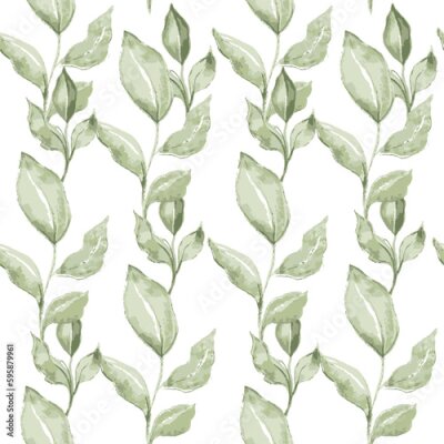 Tapete Zarte Kletterblätter