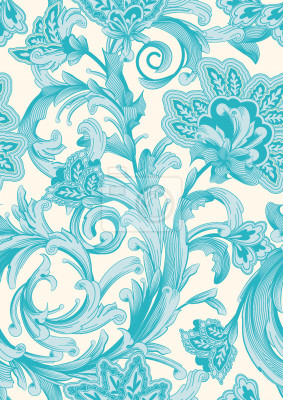 Tapete Zauber der Kristallblumen