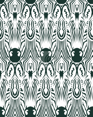 Tapete Zebra-Kaleidoskop