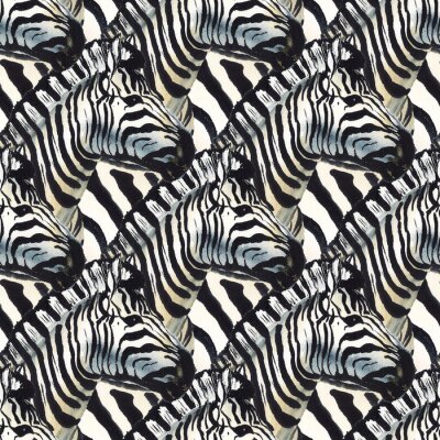 Tapete Zebras blicken in eine Richtung