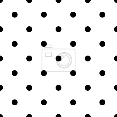 Tapete Zeitloser Polka Dot