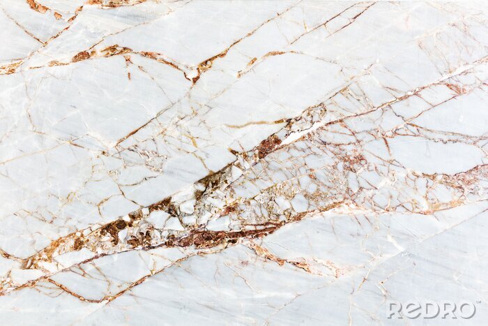 Tapete Zerkleinerter heller Marmor