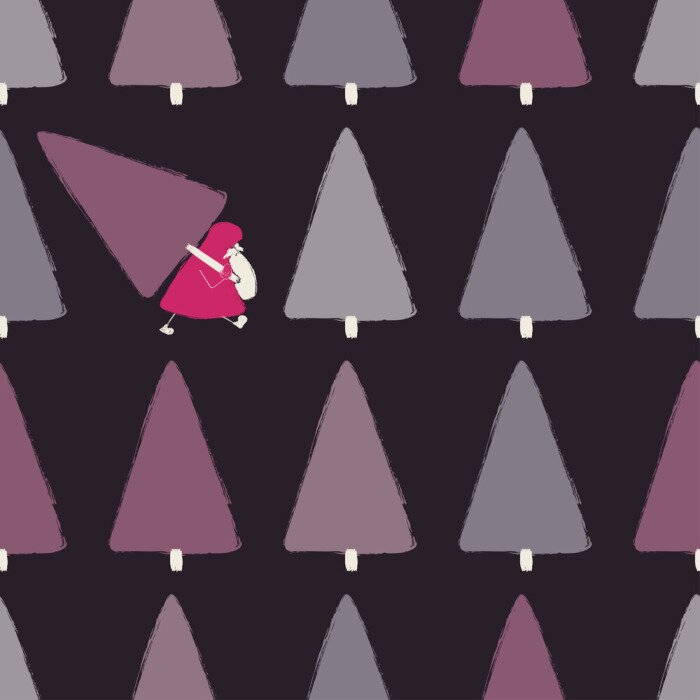 Tapete Zwerge im Wald